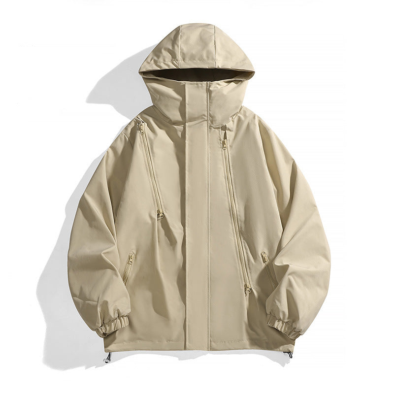 Men's functional jacket with innovative waterproof design Lisslune