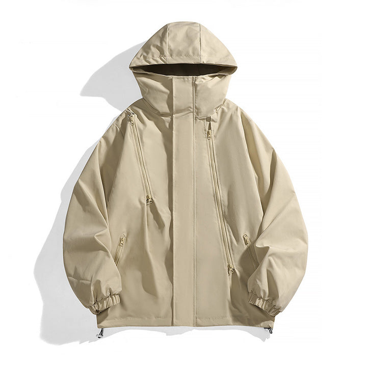 Men's functional jacket with innovative waterproof design Lisslune