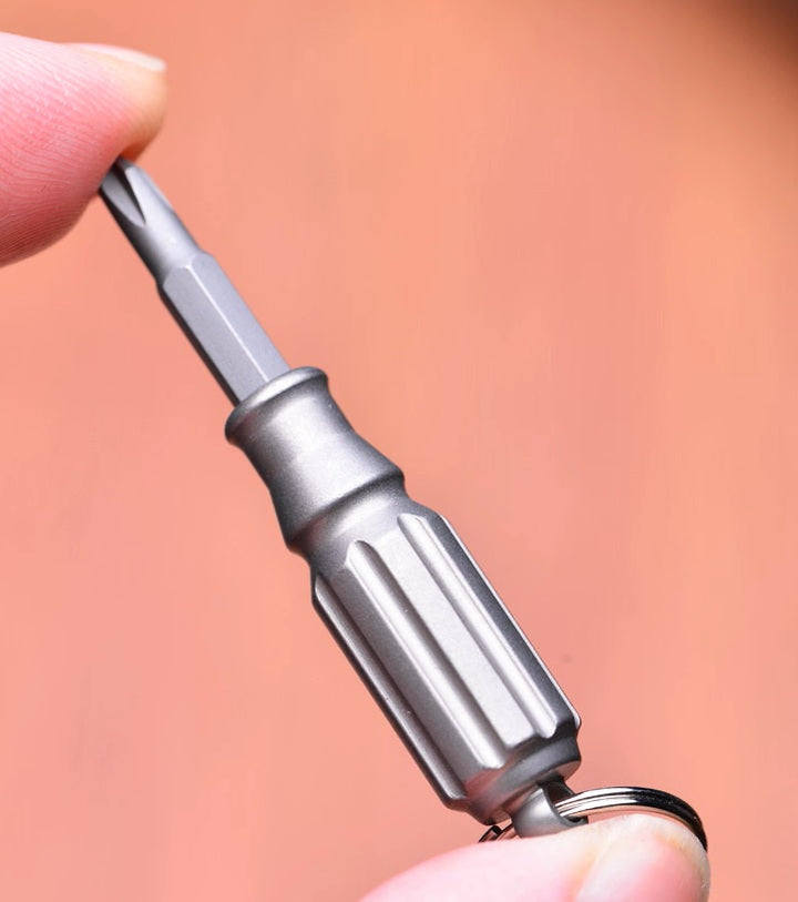 Lisslune | Mini Titanium EDC Screwdriver - Portable Palm Tool