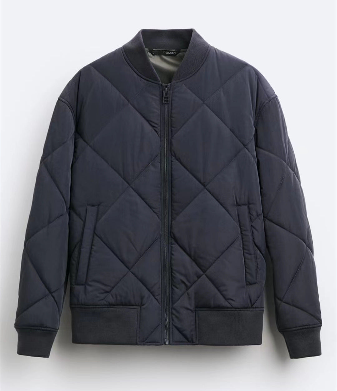 Men's quilted casual jacket with sporty cut and side pockets Lisslune