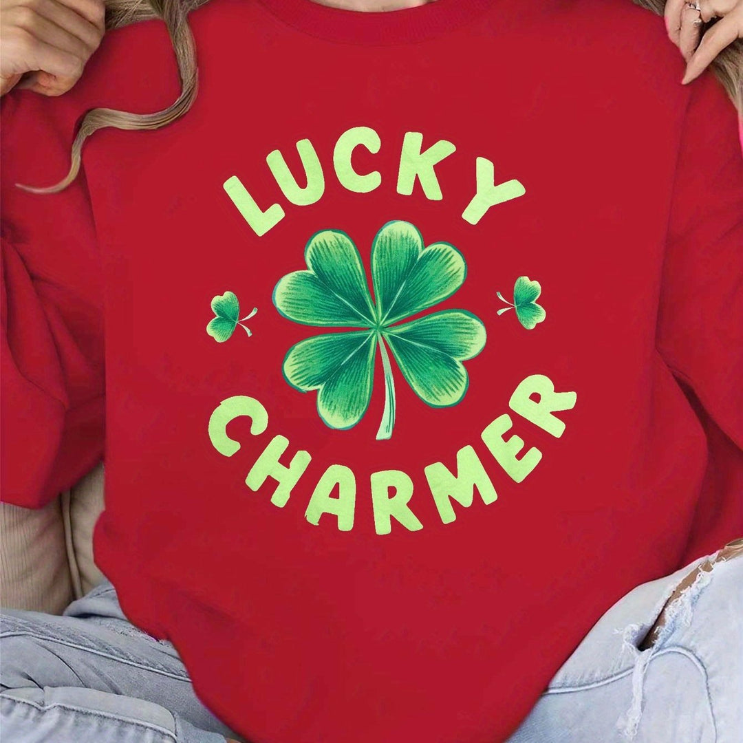 Women's sweatshirt with motivational print and casual fit Lisslune