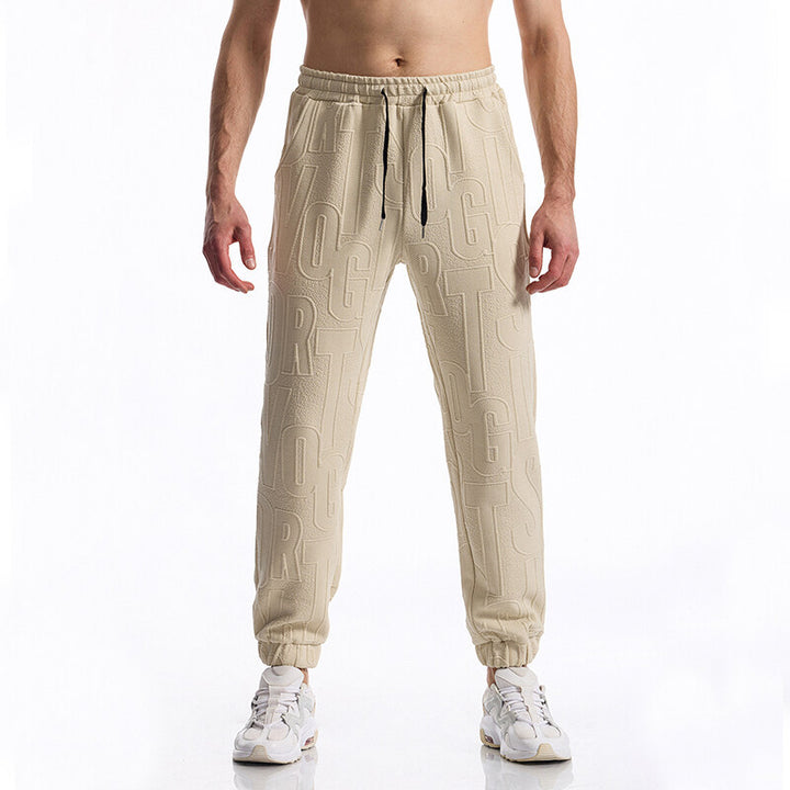 Men's sporty leisure pants with elastic waistband and side pockets Lisslune