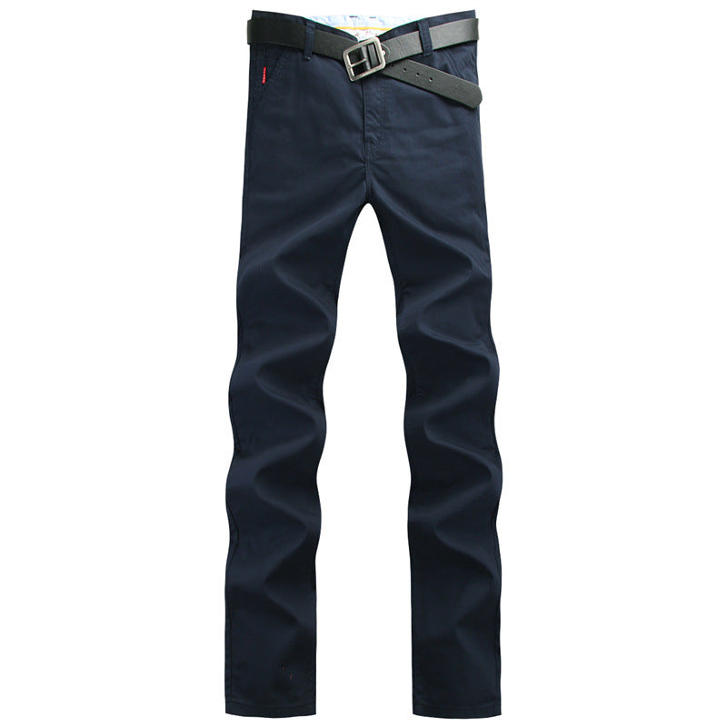Men's Comfortable Cotton Chino Pants Lisslune