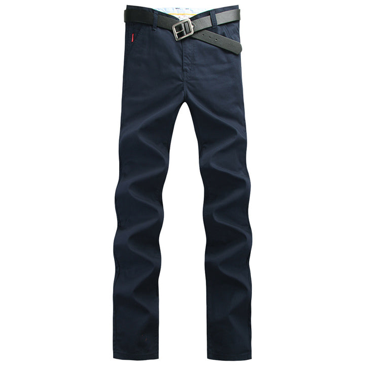 Men's Comfortable Cotton Chino Pants Lisslune