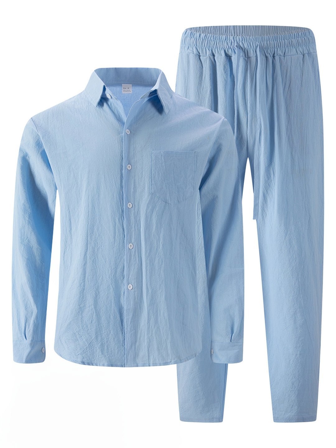 Men's casual pajamas set made of breathable material with elegant design Lisslune