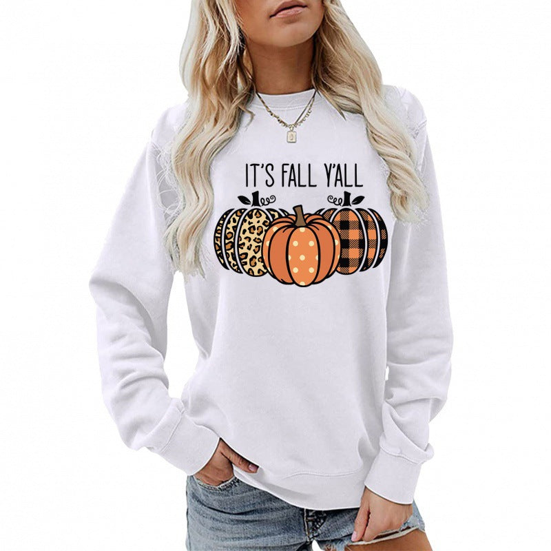 Women’s sweatshirt with playful autumn motif and comfortable fit Lisslune
