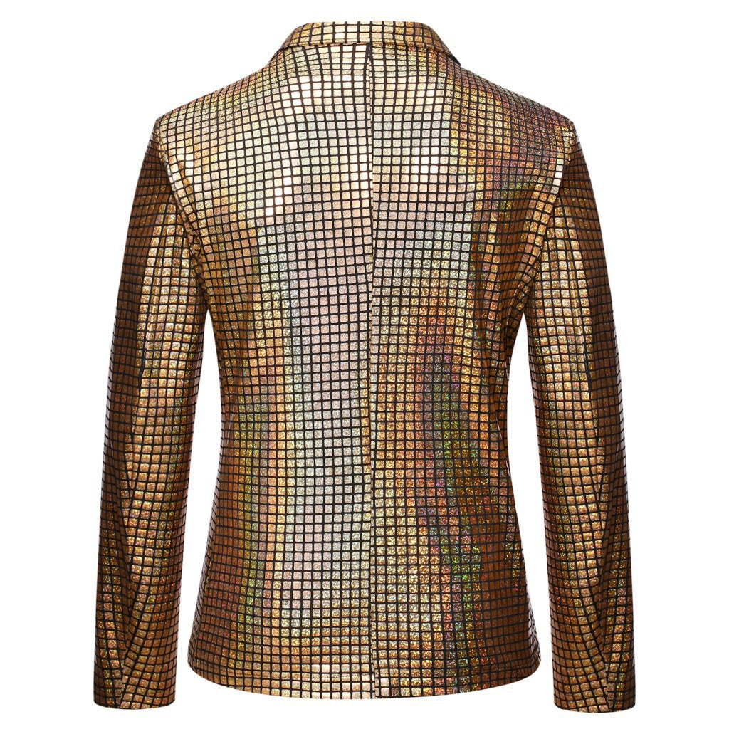 Men's extravagant sequin jacket in modern design Lisslune