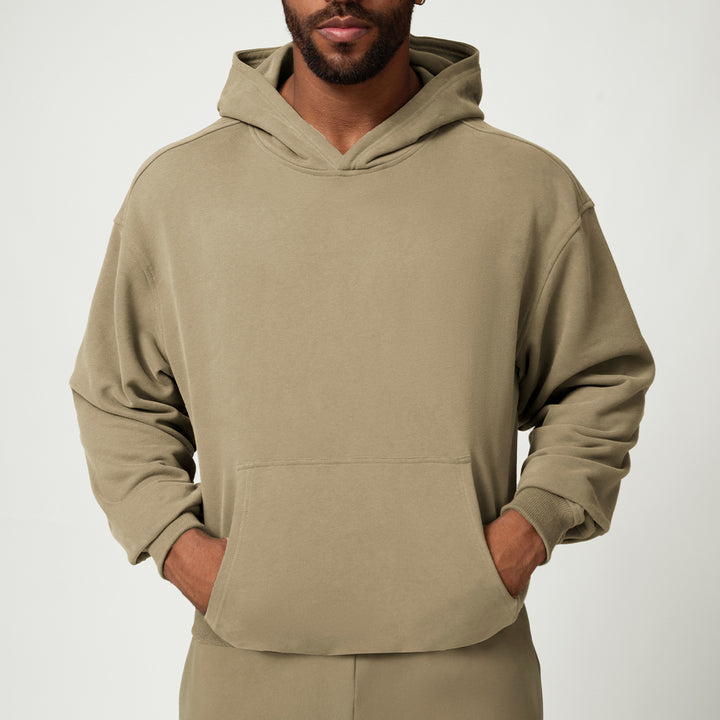 Men's Casual Hoodie Made Of Soft Cotton Blend Lisslune