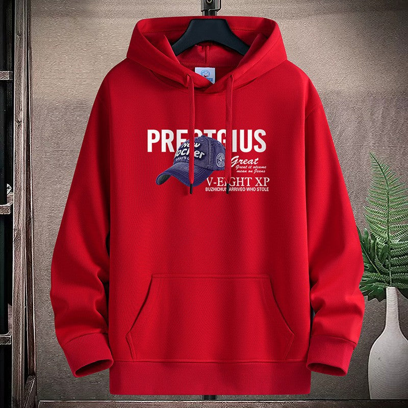 Women's Hooded Sweatshirt with Creative Graphic Design and Practical Kangaroo Pockets Lisslune