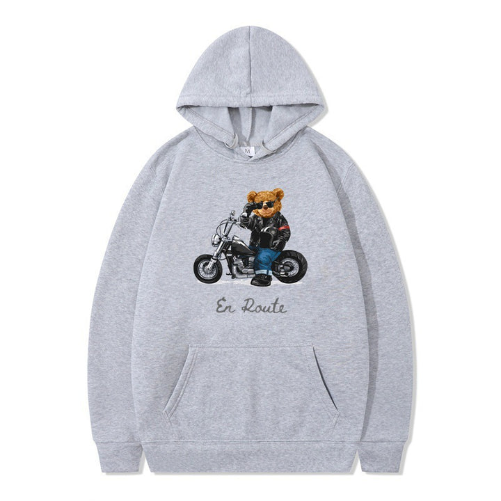 Women's hoodie with unique bear design and casual fit Lisslune