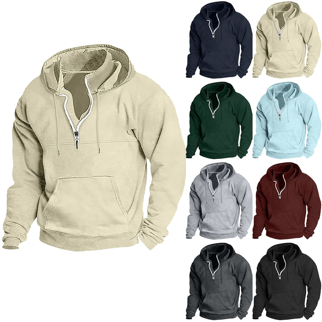 Men's comfortable hoodie with full zipper Lisslune