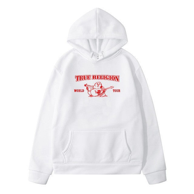 Women's Hooded Sweater with Eye-Catching Logo Design Lisslune