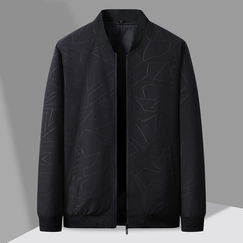 Men's fashionable transitional jacket with quilted design and elastic cuffs Lisslune