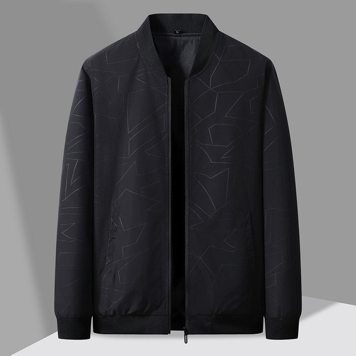 Men's fashionable transitional jacket with quilted design and elastic cuffs Lisslune