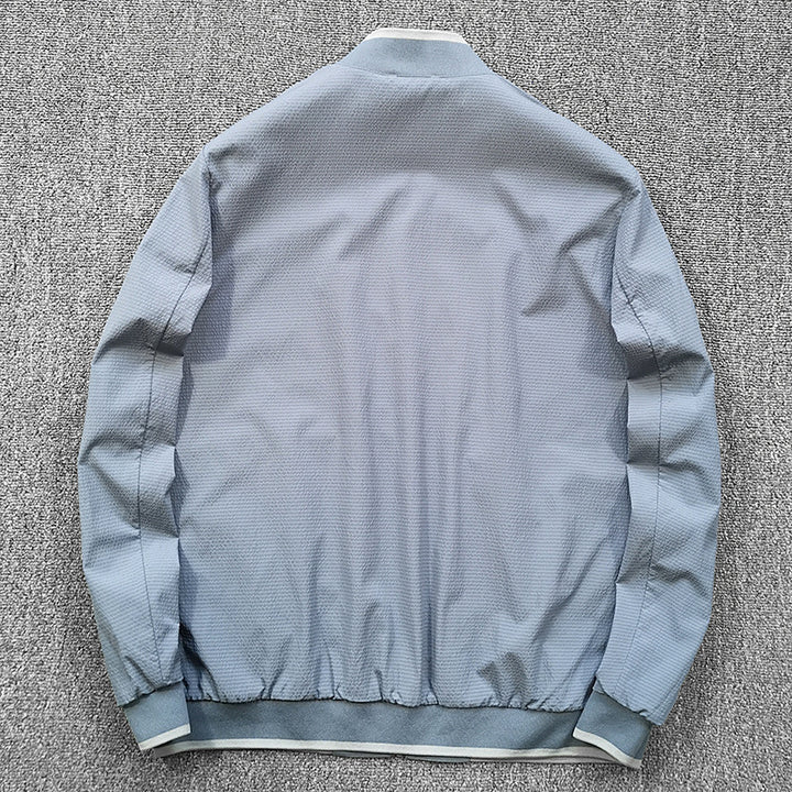 Men's quilted jacket with contrast collar Lisslune
