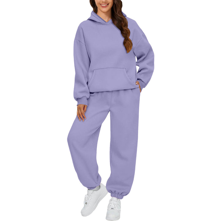 Women's Comfortable Hoodie Suit Made of Soft Sweat Fabric Lisslune