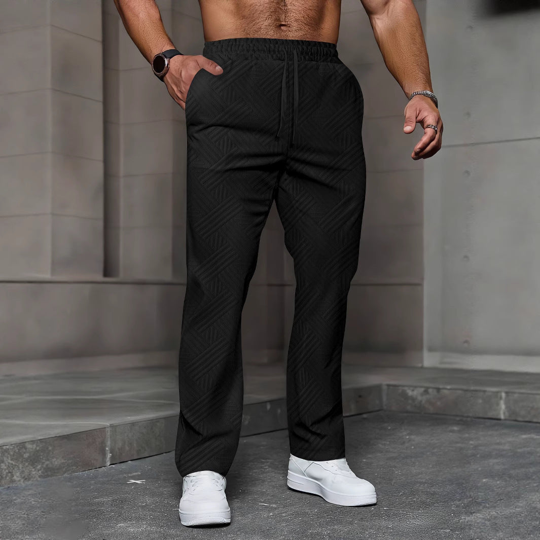 Men's comfortable leisure pants with modern structural design Lisslune