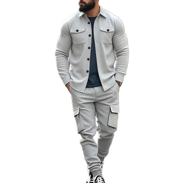 Men's Casual Cargo Set Lisslune