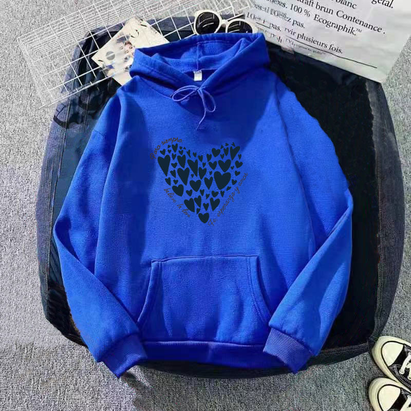 Women's hoodie with creative heart design Lisslune