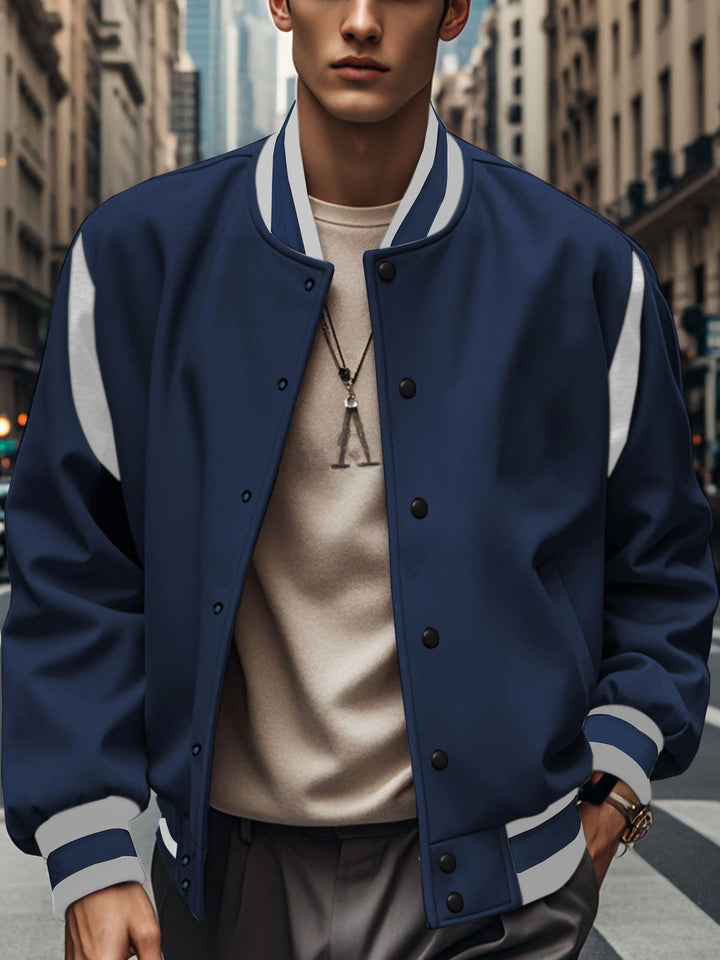 Men's bomber jacket with contrasting sleeves Lisslune