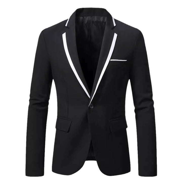 Men's elegant suit with contrasting lapel Lisslune