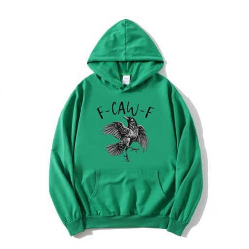 Women's hoodie with creative crow design Lisslune