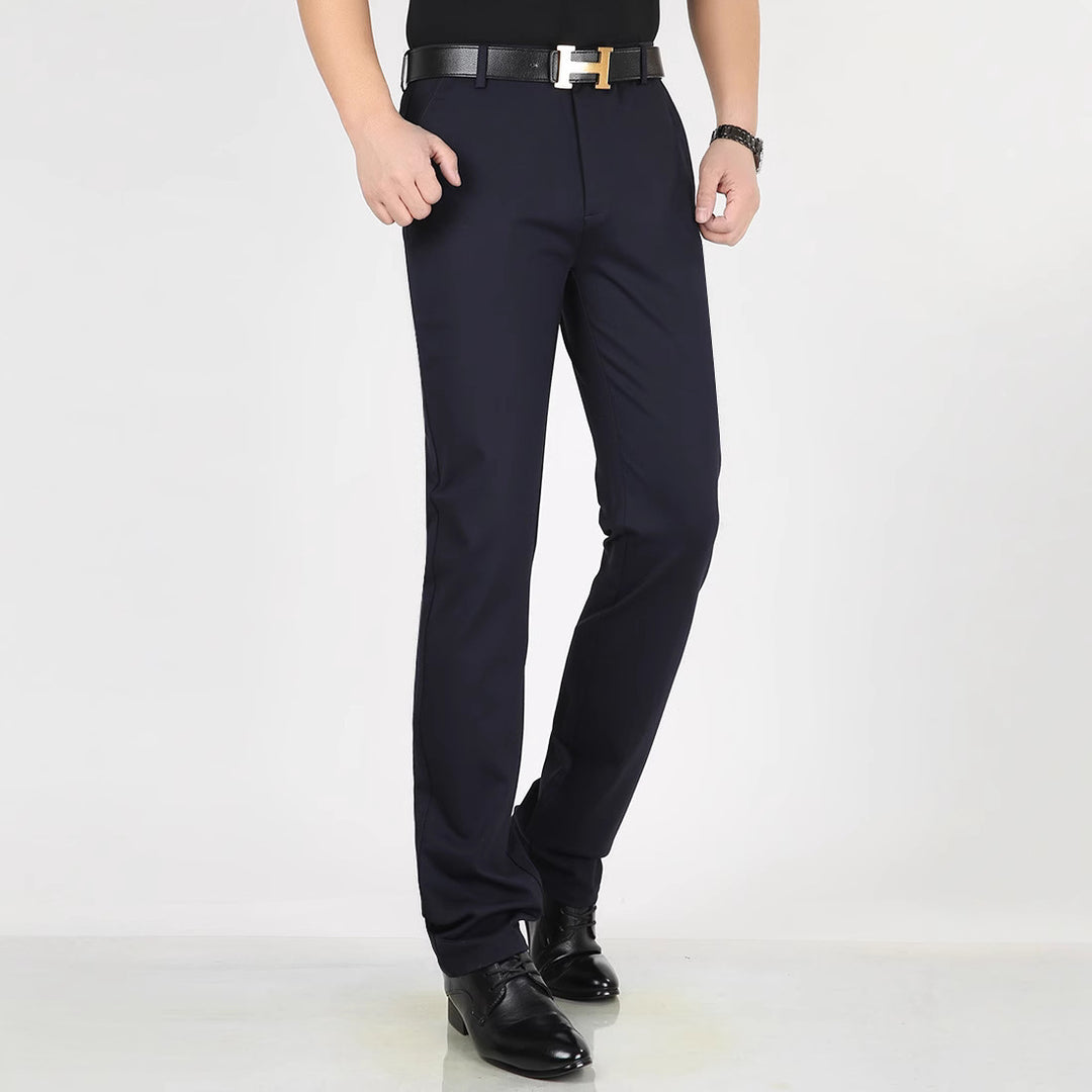 Men's Elegant Suit Pants with Comfortable Stretch Fabric Lisslune