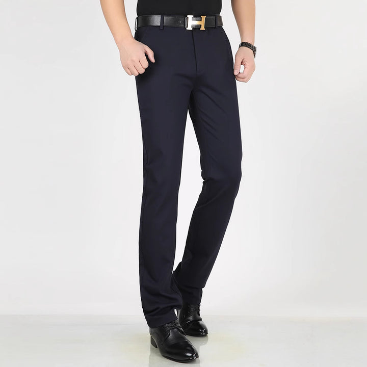 Men's Elegant Suit Pants with Comfortable Stretch Fabric Lisslune