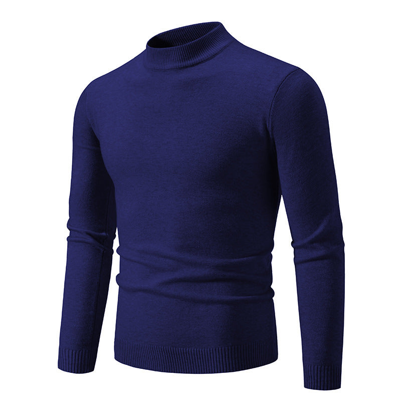 Men's trendy turtleneck sweater made of fine knit quality Lisslune