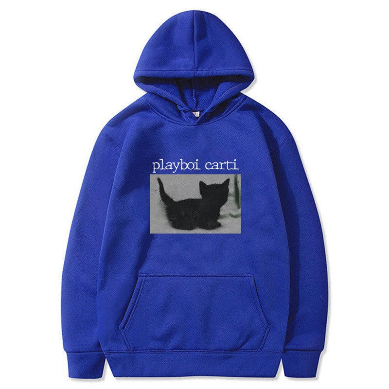 Women's hooded sweatshirt with unique artistic print Lisslune