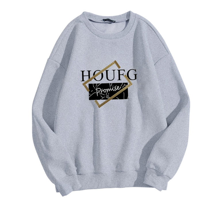 Women's casual sweatshirt with modern graphic print Lisslune