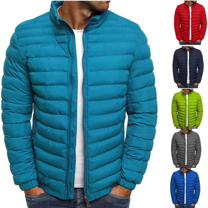 Men's lightweight quilted jacket with high collar and optimal insulation Lisslune
