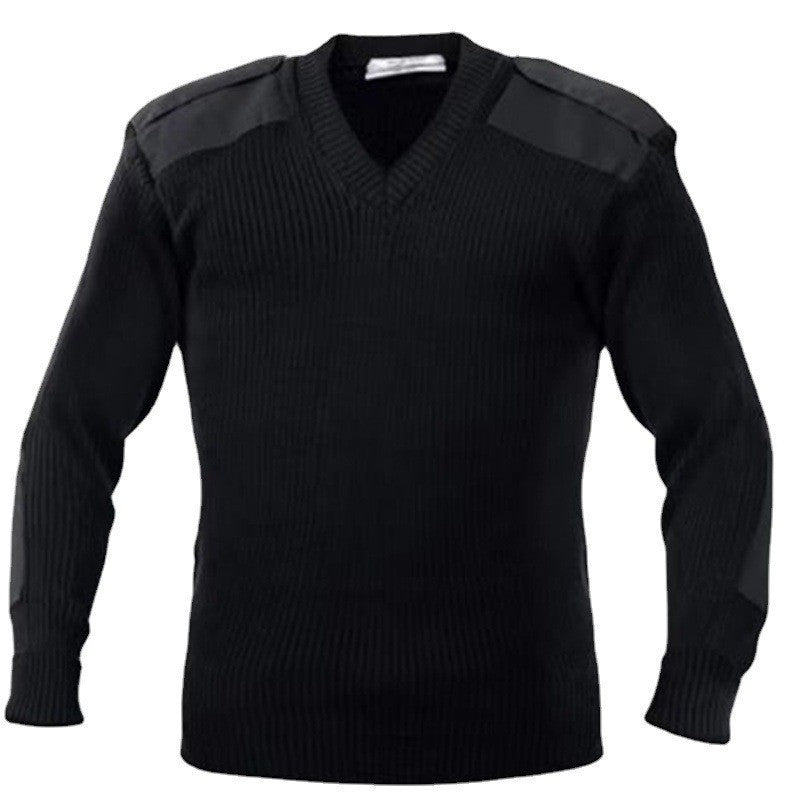 Men's textured knit top with shoulder details Lisslune