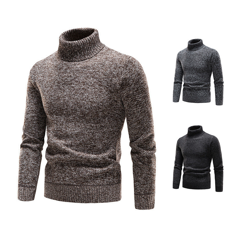 Men's turtleneck sweater made of high-quality wool Lisslune