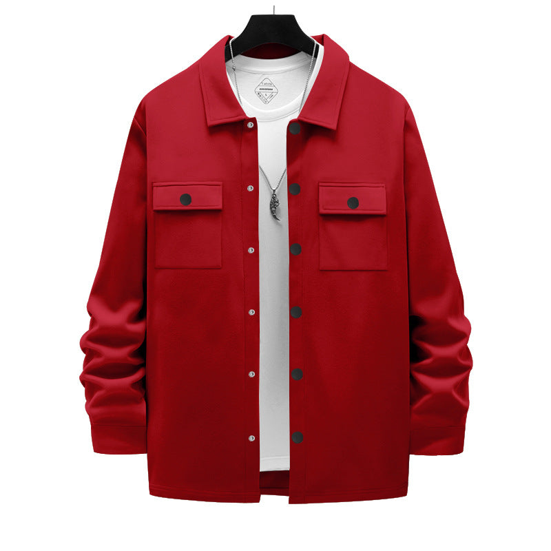 Men's fashionable shirt jacket with practical pockets and innovative comfort Lisslune