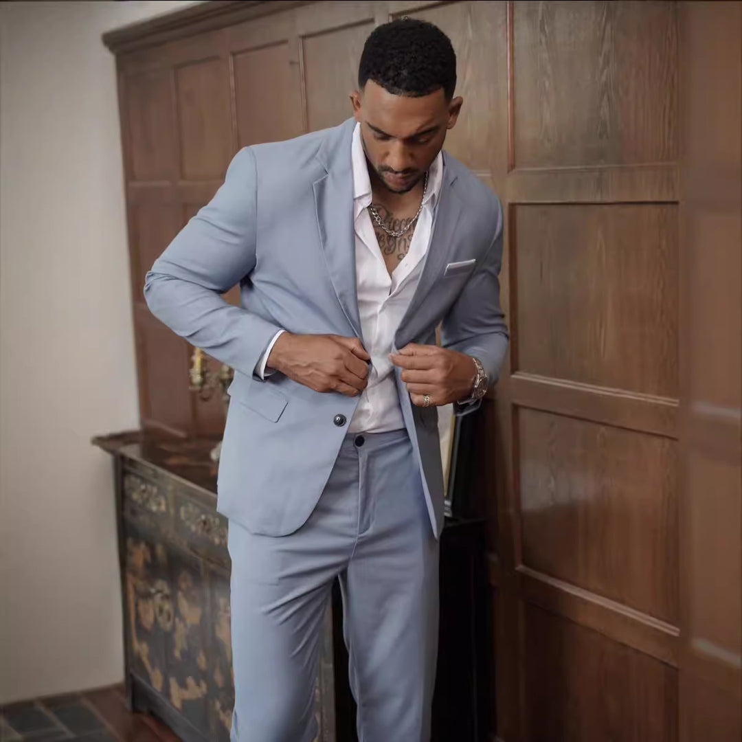 Men's elegant suit set with modern cut Lisslune