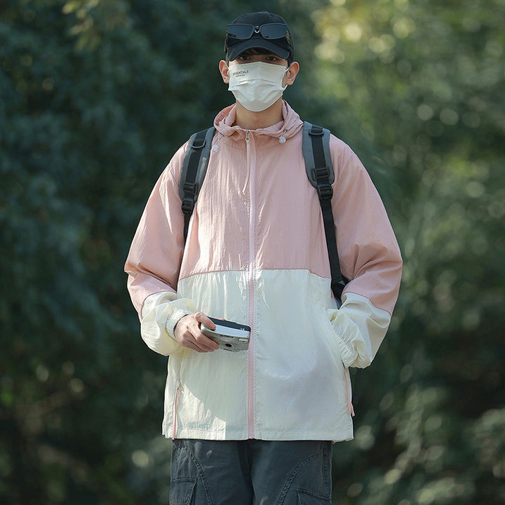 Men's Windproof Outdoor Jacket with Practical Zipper Lisslune