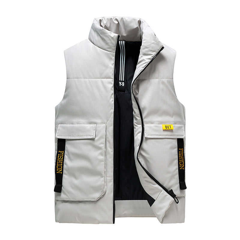 Men's Functional Quilted Vest with Elastic Inserts Lisslune