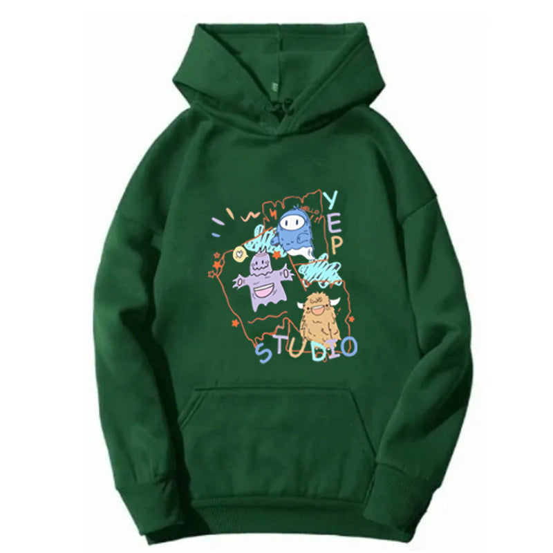 Women's hoodie with playful cartoon design Lisslune