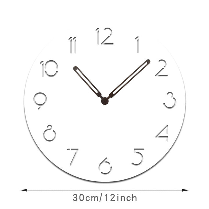 Lisslune | Atmospheric LED Light Silent Wall Decor Clock