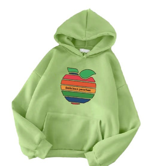 Women's hoodie with cheerful fruit motif Lisslune