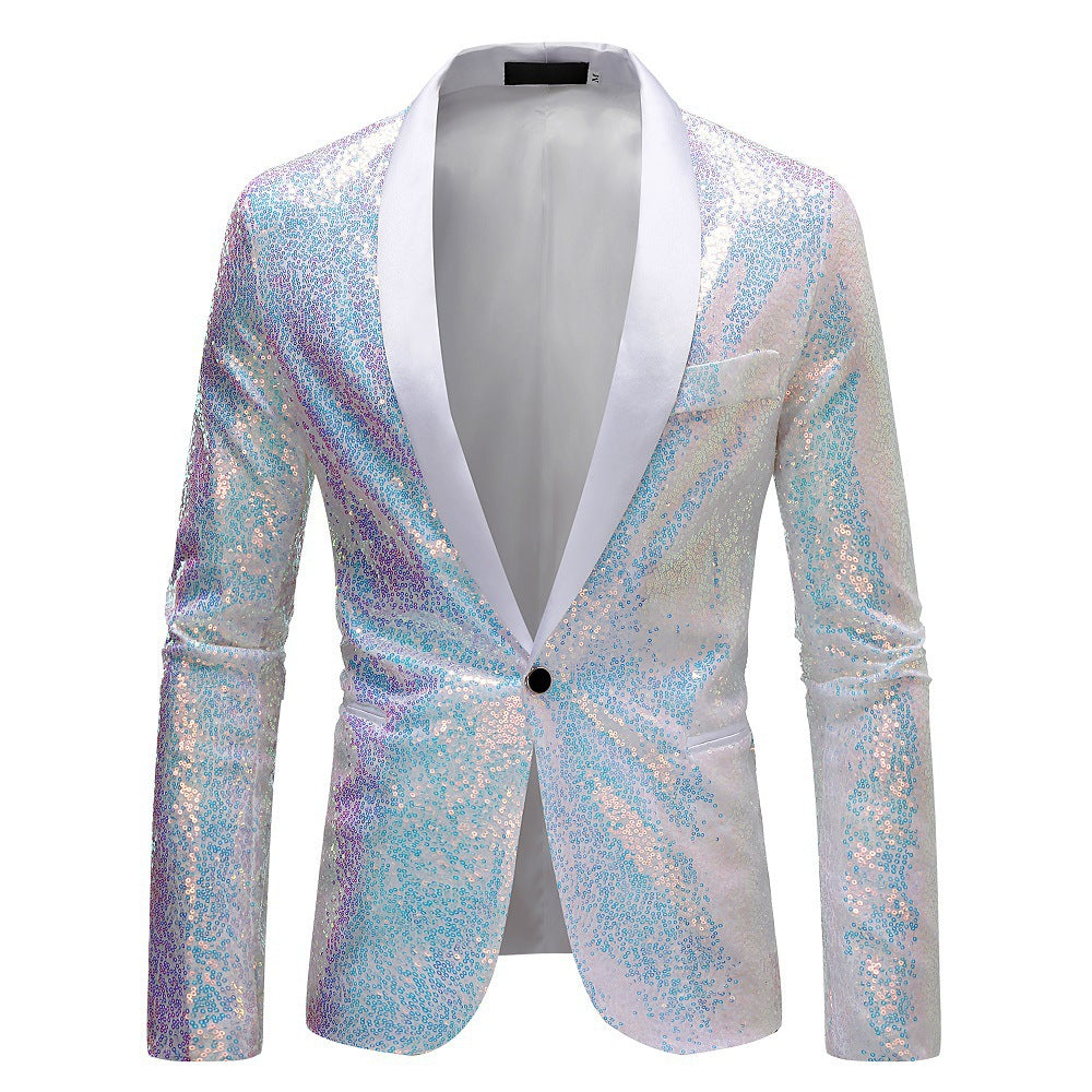 Men's elegant sequin blazer in modern design Lisslune