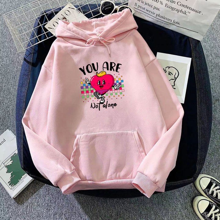 Women's hoodie with funny heart design Lisslune