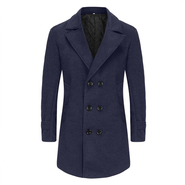 Men's elegant wool double coat Lisslune