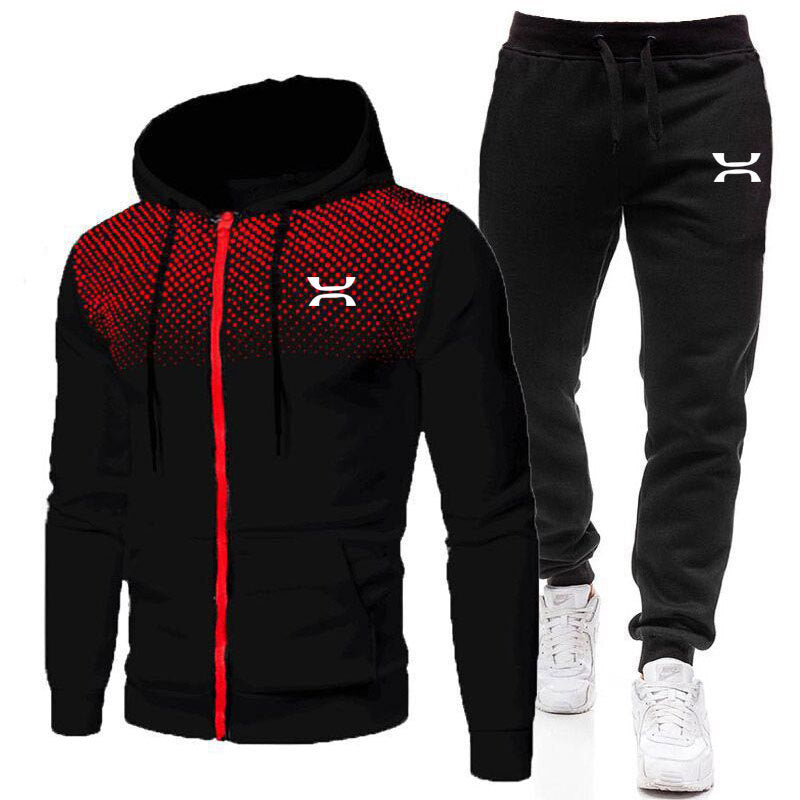 Men's sports suit with breathable hoodie and comfortable joggers Lisslune