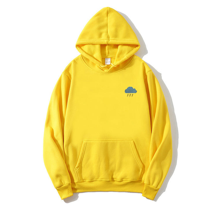 Ladies hoodie with creative cloud design Lisslune