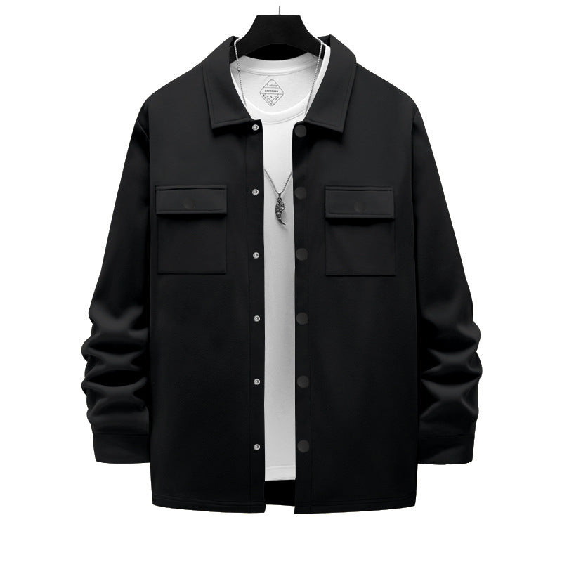 Men's fashionable shirt jacket with practical pockets and innovative comfort Lisslune