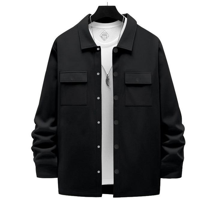 Men's fashionable shirt jacket with practical pockets and innovative comfort Lisslune