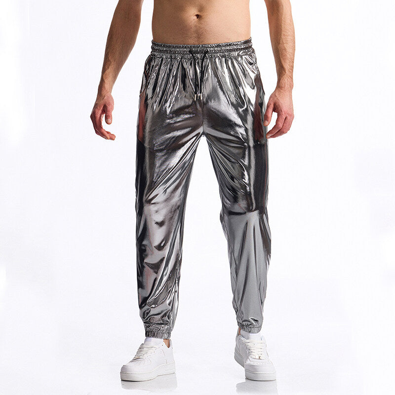 Men's shiny leisure jacket Lisslune