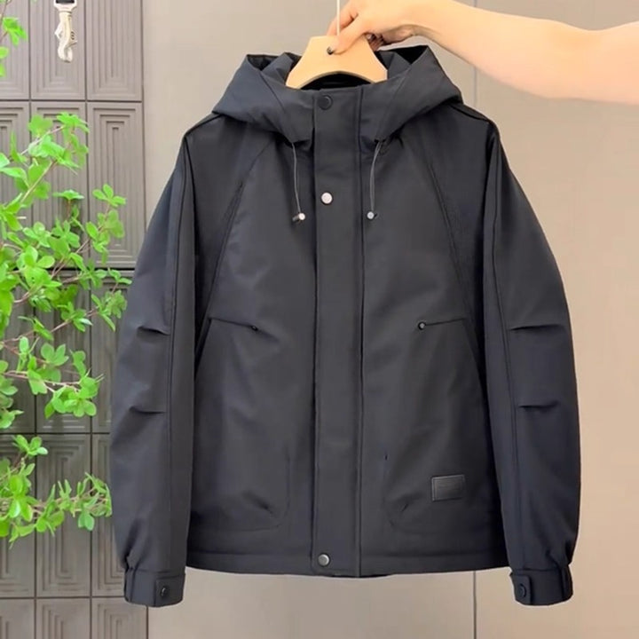 Men's Urban Outdoor Jacket with Practical Hood Design Lisslune